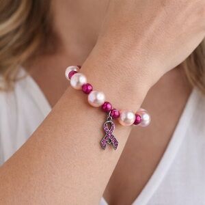 Beautiful Breast cancer awareness Bracelet